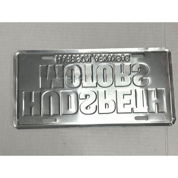 Hudspeth Motors Metal License Plate Sign Harrison Arkansas Man Cave Automotive - Picture 2 of 3